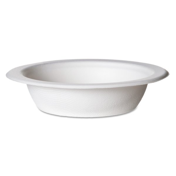 Eco-Products Renewable and Compostable Sugarcane Bowls, 16 oz, Natural White, PK1000, 1000PK EP-BL16